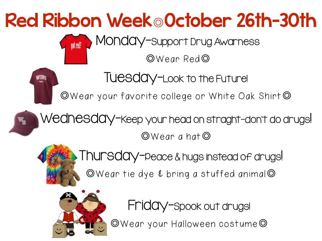 Red Ribbon Week | White Oak Primary School